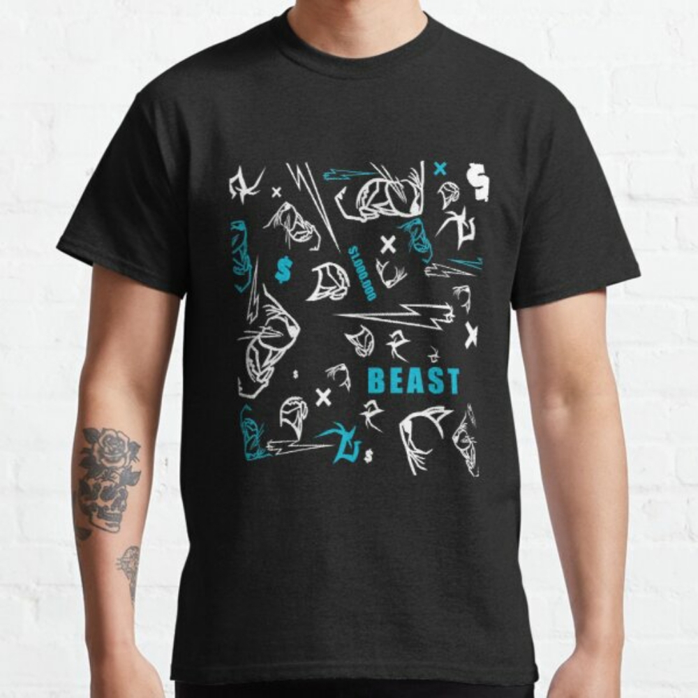 *LIMITED EDITION* AUTOGRAPHED MR. BEAST T-SHIRT